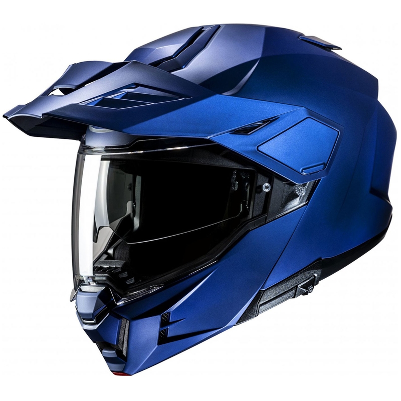 HJC i80 Solid Semi Flat opklapbare motorhelm metallic blauw