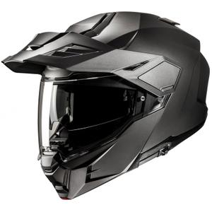 HJC i80 Solid Semi Flat titanium opklapbare motorhelm