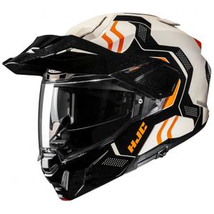 Opvouwbare motorhelm HJC i80 Velly MC7 beige-zwart