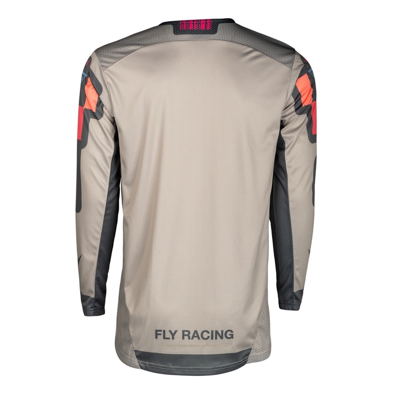 Motorcross trui FLY Racing Lite Vice grijs-roze