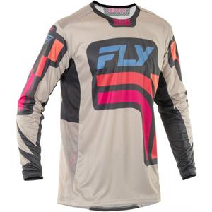 Motorcross trui FLY Racing Lite Vice grijs-roze
