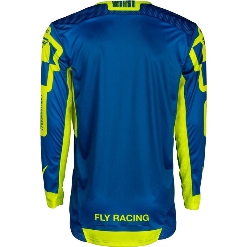 Motorcross trui FLY Racing Lite Lancer blauw-fluo geel