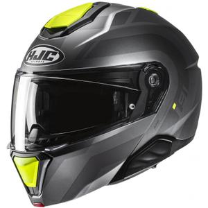 Opklapbare motorhelm HJC i91 Arven MC3HSF grijs-zwart-fluogeel
