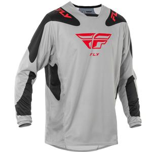 Motorcross trui FLY Racing Kinetic Sym grijs-rood-zwart