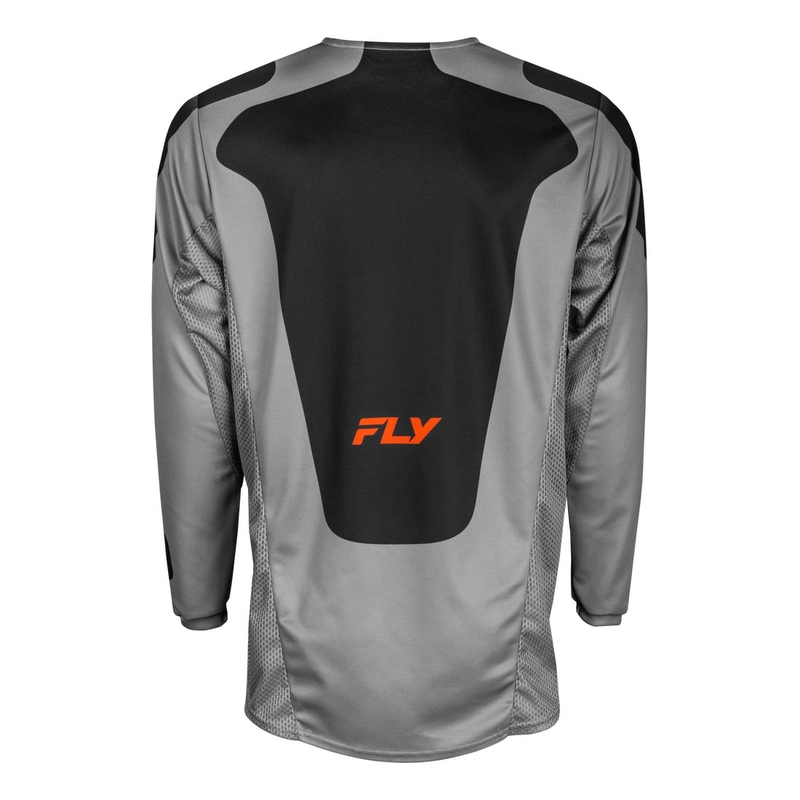 Motorcross trui FLY Racing Kinetic Sym grijs-oranje-zwart