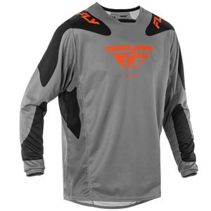 Motorcross trui FLY Racing Kinetic Sym grijs-oranje-zwart