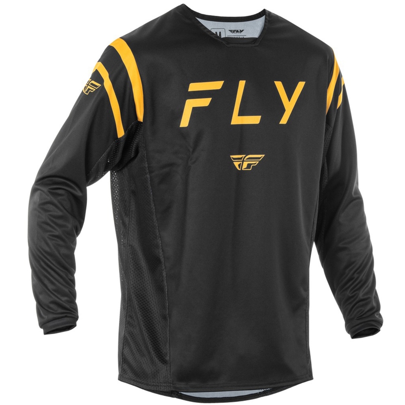 Motorcross trui FLY Racing Kinetic Centre zwart-goud