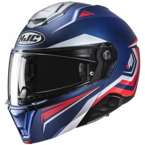 HJC i91 Tricus MC21SF blauw-rood-grijs opklapbare motorhelm