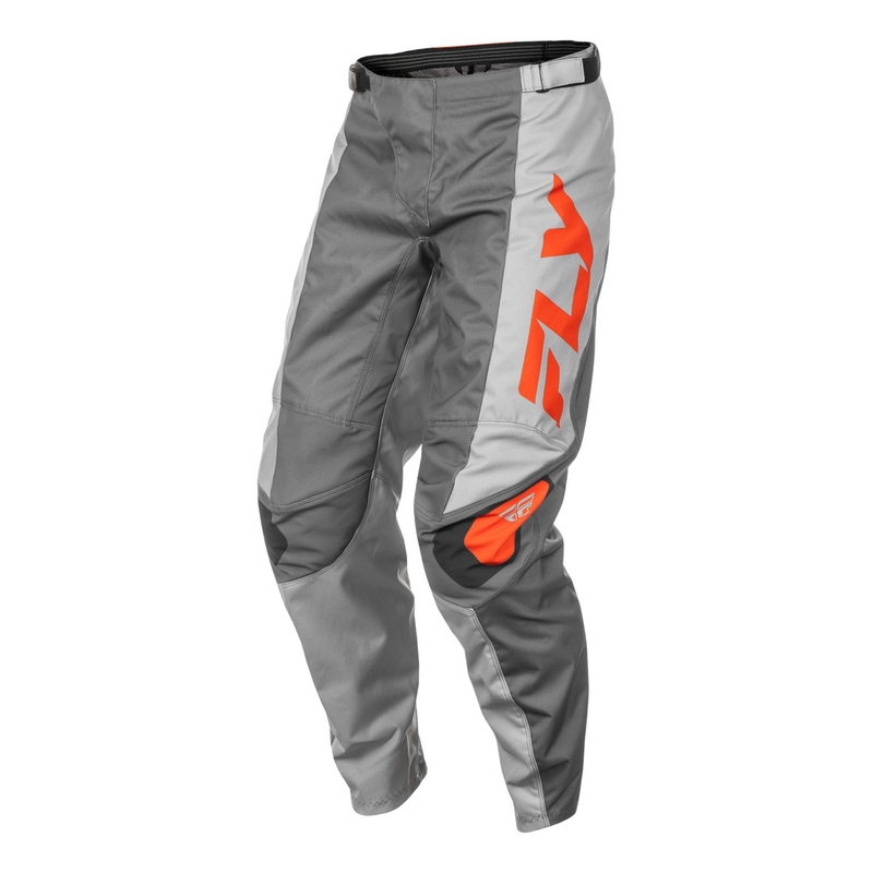 Motorcrossbroek FLY Racing F-16 grijs-zwart-oranje