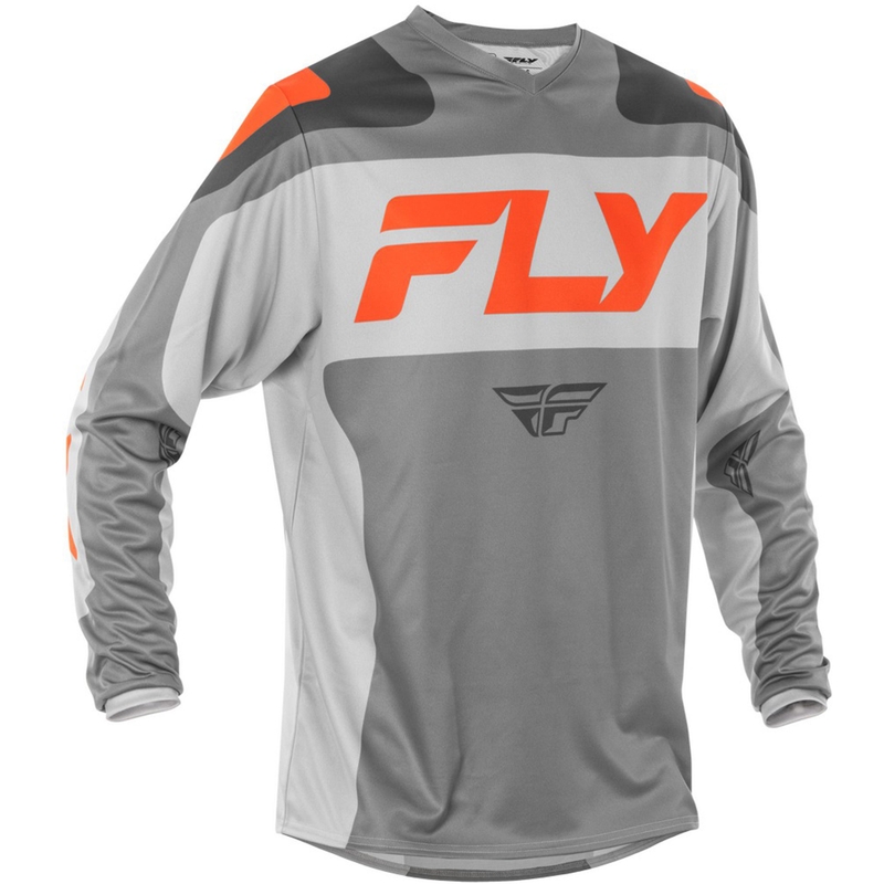 Motorcross trui FLY Racing F-16 grijs-oranje
