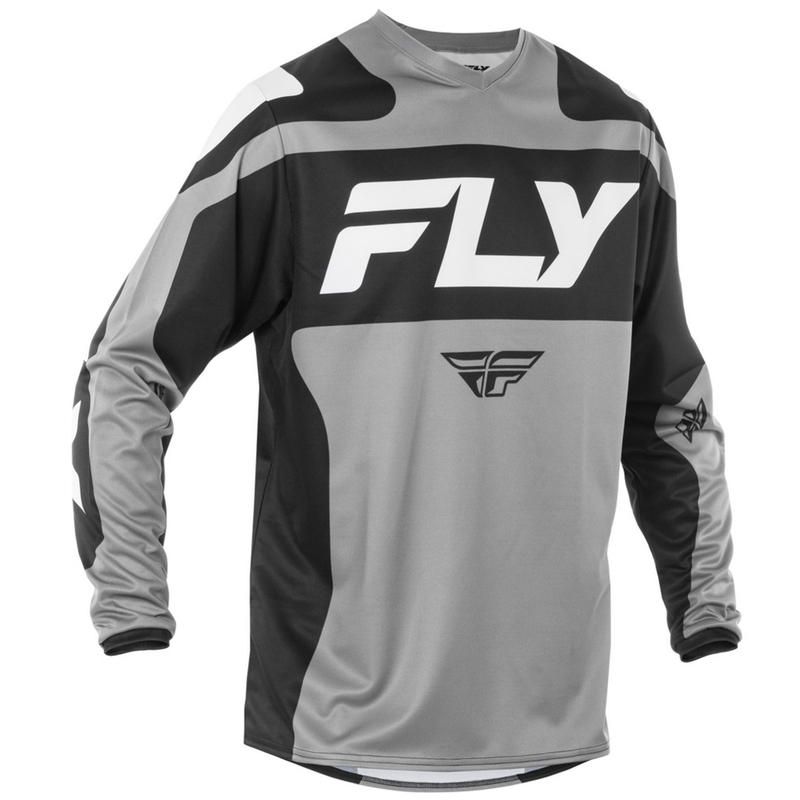 Motorcross trui FLY Racing F-16 grijs-zwart-wit