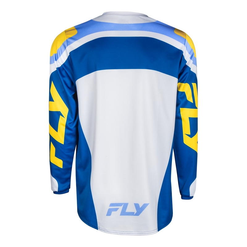 Motorcross trui FLY Racing F-16 wit-blauw-geel