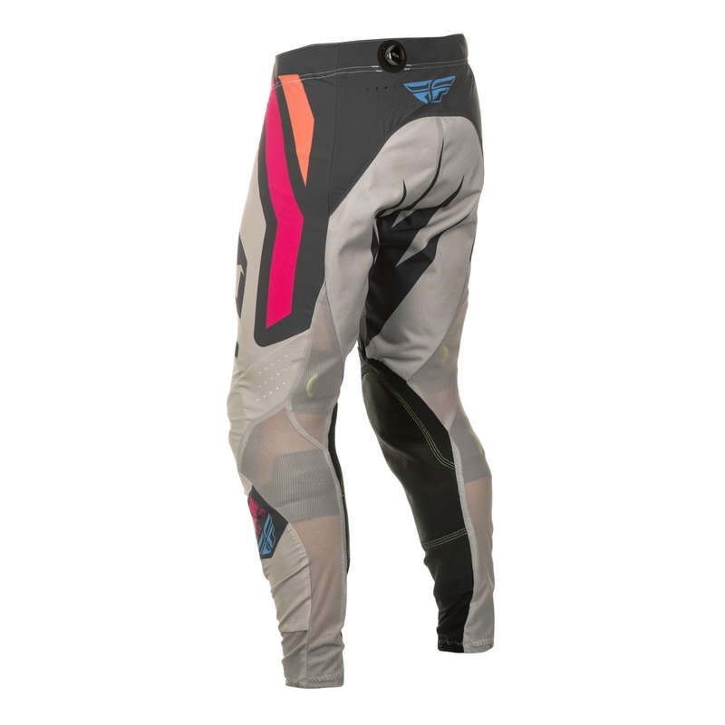 Motorcrossbroek FLY Racing Lite Vice grijs-roze