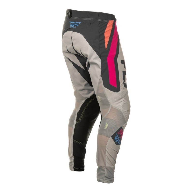 Motorcrossbroek FLY Racing Lite Vice grijs-roze