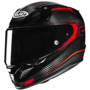 Integraal motorhelm HJC RPHA 12 CARBON Keres MC1 zwart-rood