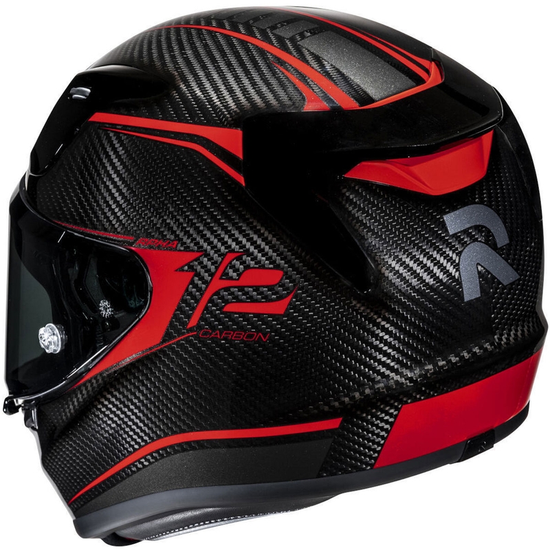 Integraal motorhelm HJC RPHA 12 CARBON Keres MC1 zwart-rood