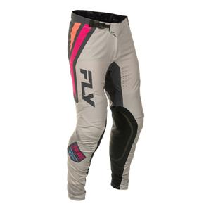 Motorcrossbroek FLY Racing Lite Vice grijs-roze