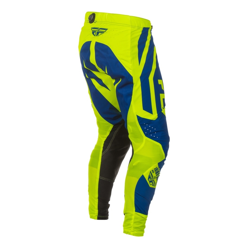 Motorcrossbroek FLY Racing Lite Lancer blauw-fluo geel