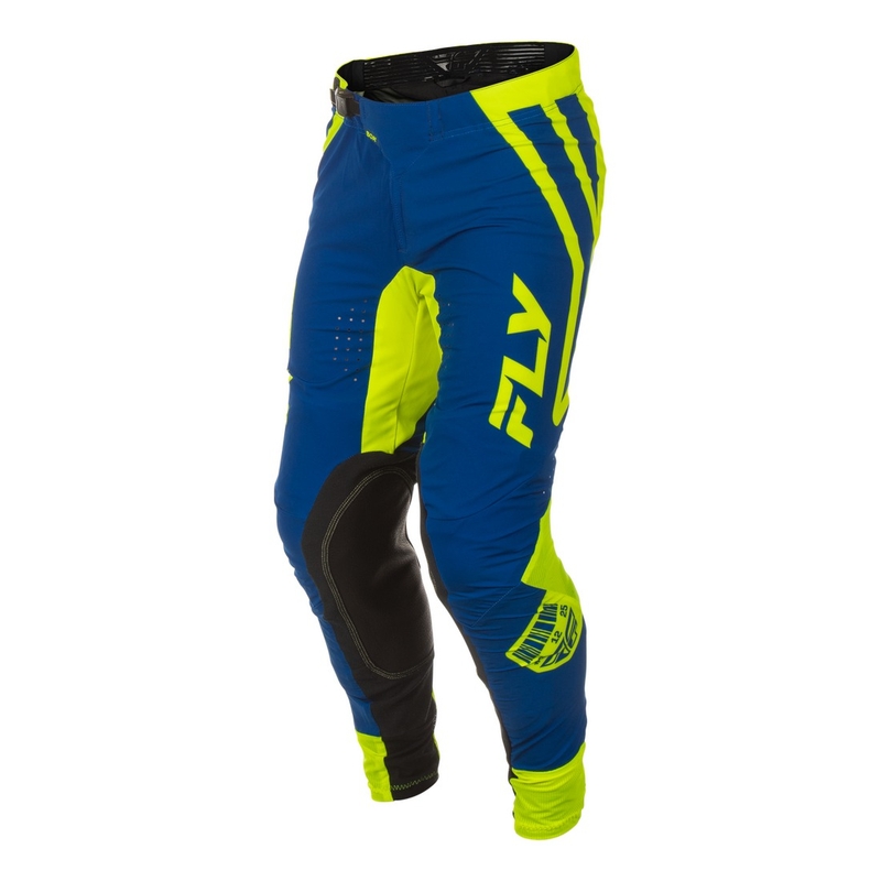 Motorcrossbroek FLY Racing Lite Lancer blauw-fluo geel
