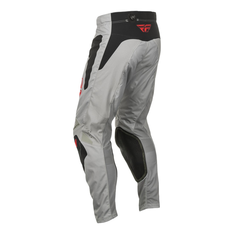Motorcrossbroek FLY Racing Kinetic Sym grijs-rood-zwart