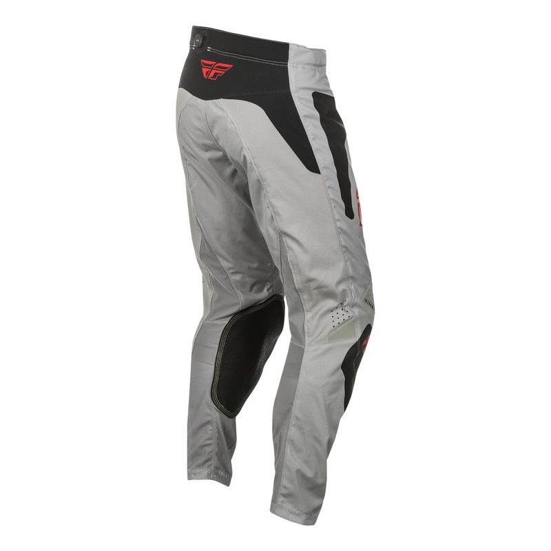 Motorcrossbroek FLY Racing Kinetic Sym grijs-rood-zwart