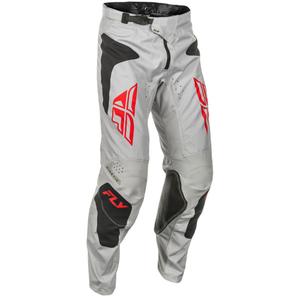 Motorcrossbroek FLY Racing Kinetic Sym grijs-rood-zwart