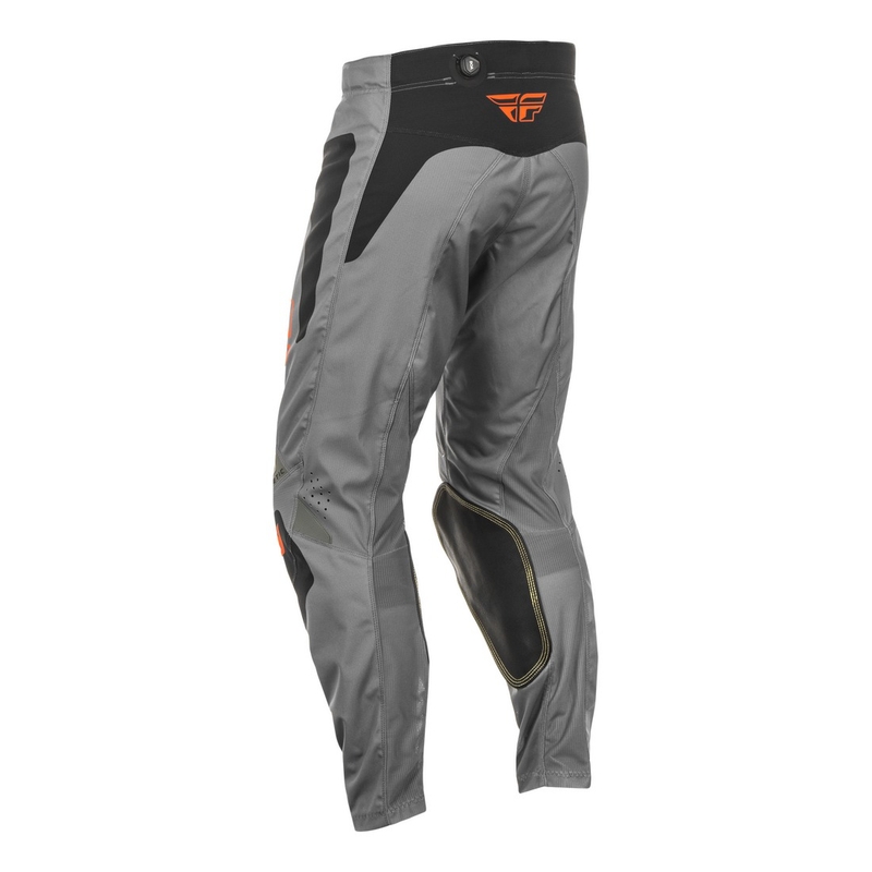 Motorcrossbroek FLY Racing Kinetic Sym grijs-oranje-zwart