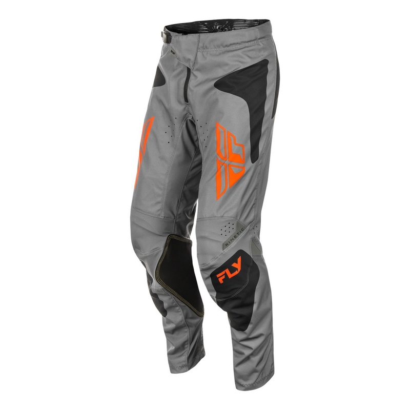 Motorcrossbroek FLY Racing Kinetic Sym grijs-oranje-zwart