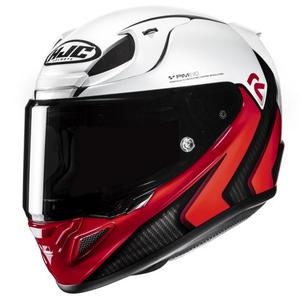 Integraal motorhelm HJC RPHA 12 Kos MC1 wit-rood-zwart