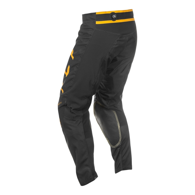 Motorcrossbroek FLY Racing Kinetic Centre zwart en goud