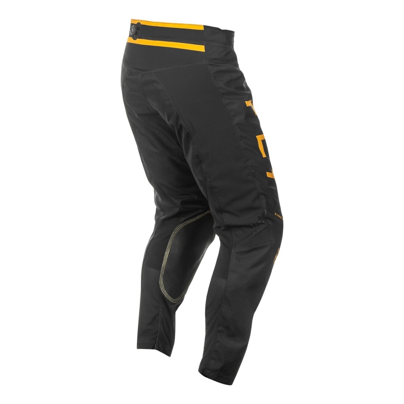 Motorcrossbroek FLY Racing Kinetic Centre zwart en goud