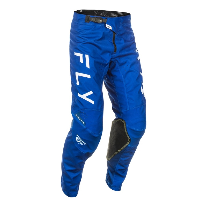 Motorcrossbroek FLY Racing Kinetic Centre blauw en wit