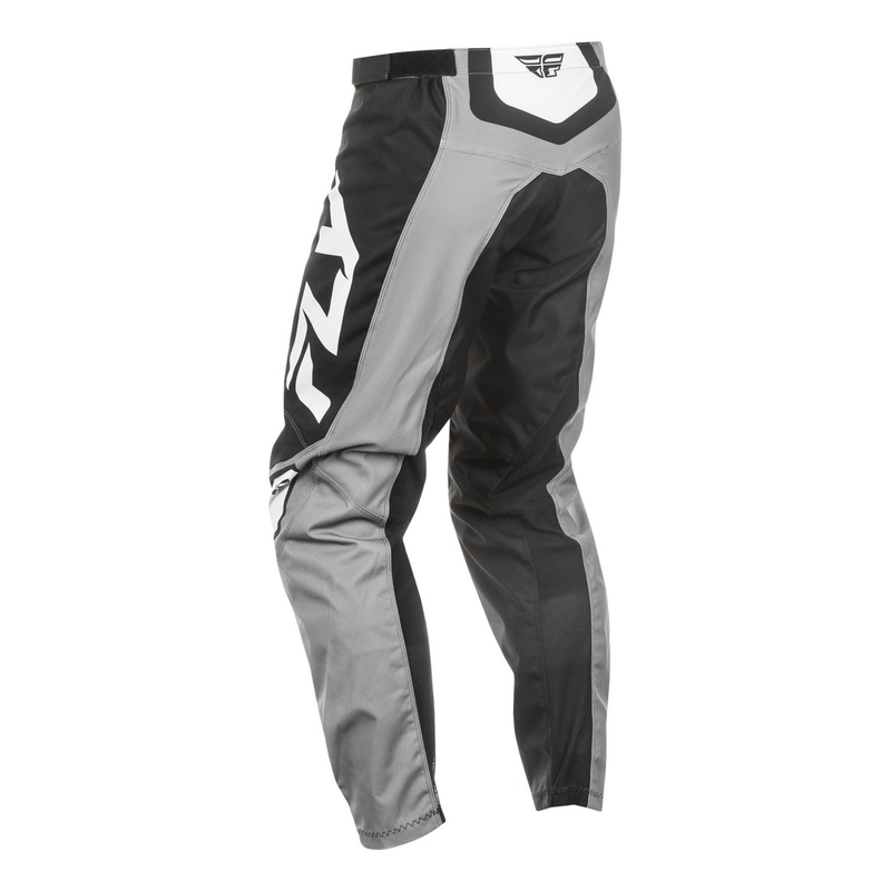 Motorcrossbroek FLY Racing F-16 grijs-zwart-wit