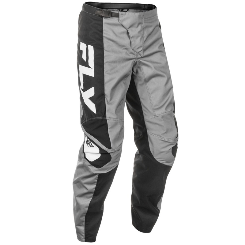 Motorcrossbroek FLY Racing F-16 grijs-zwart-wit