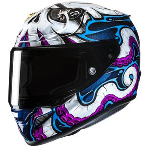 Integraal motorhelm HJC RPHA 12 Kraken MC28 wit-blauw-zwart