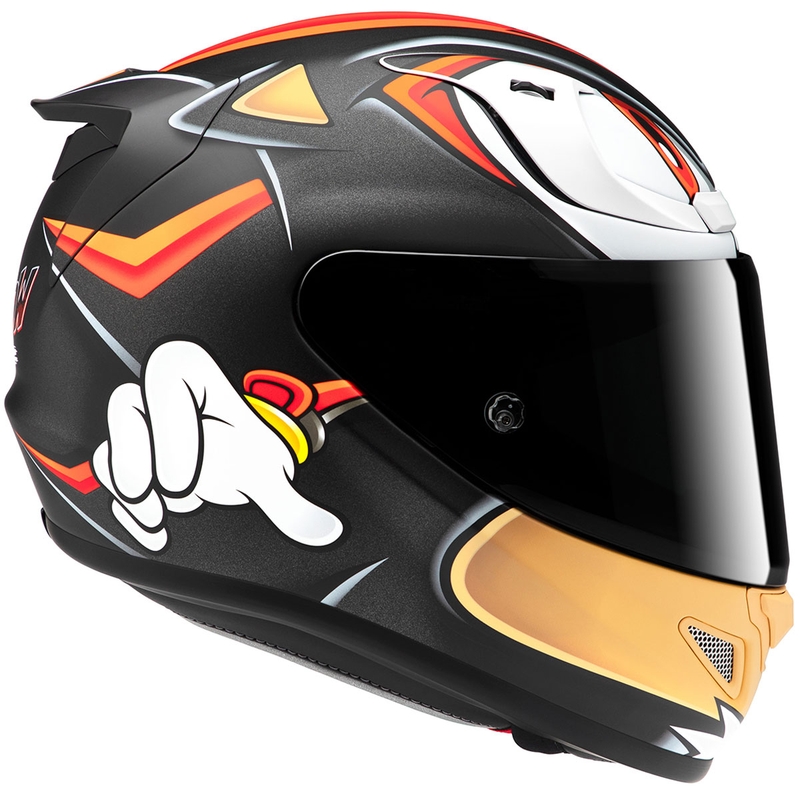 Integraal motorhelm HJC RPHA 12 Shadow The Hedgehog MC1SF zwart-rood-oranje uitverkoop
