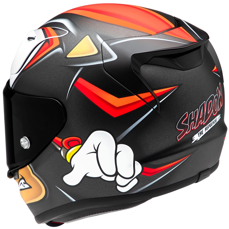 Integraal motorhelm HJC RPHA 12 Shadow The Hedgehog MC1SF zwart-rood-oranje uitverkoop