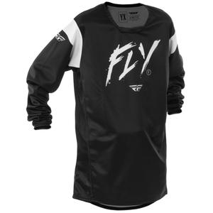 Motorcross kindertrui FLY Racing Kinetic Stoke zwart-wit