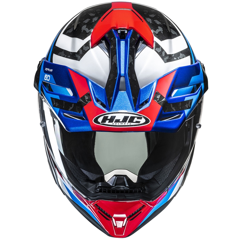 Enduro motorhelm HJC RPHA 60 Dakar MC21 blauw-zwart-wit