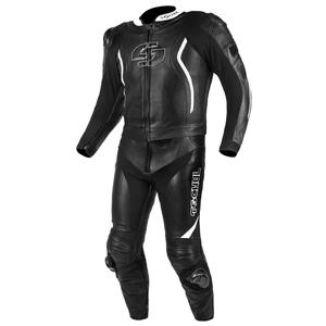 Heren jumpsuit Tschul 535 zwart-wit uitverkoop
