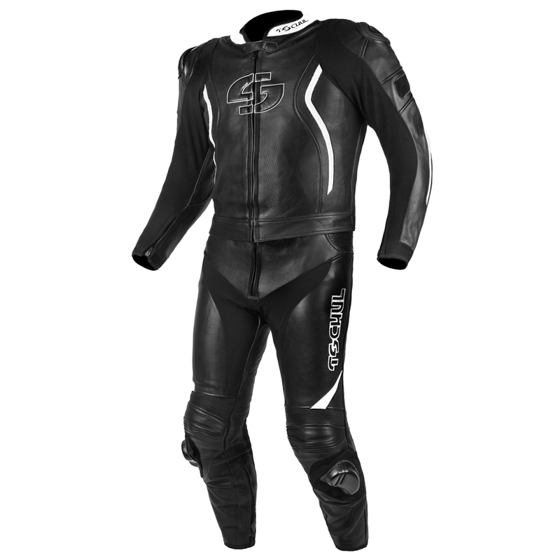 Heren jumpsuit Tschul 535 zwart-wit uitverkoop