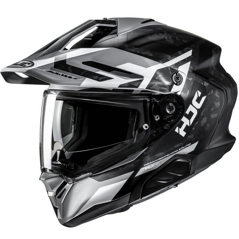 Enduro motorhelm HJC RPHA 60 Dakar MC5SF zwart-grijs-wit