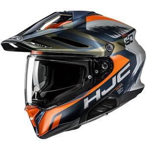 Enduro motorhelm HJC RPHA 60 Quid MC47SF blauw-grijs-oranje