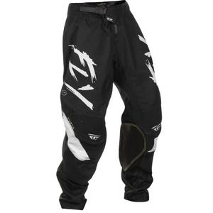 Kinder motorcrossbroek FLY Racing Kinetic Stoke zwart-wit