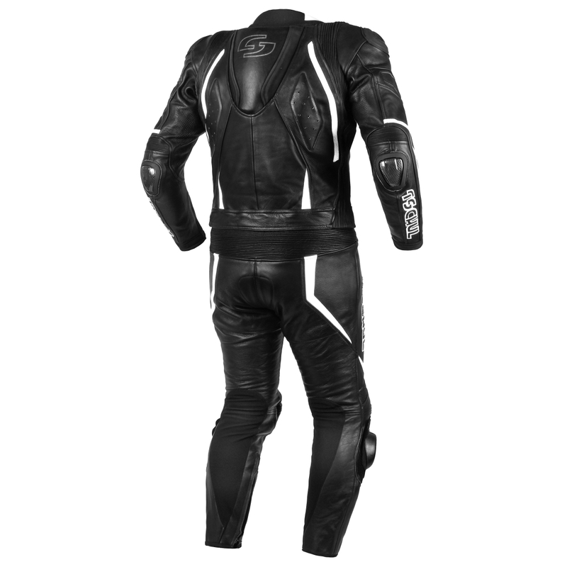Heren jumpsuit Tschul 535 zwart-wit uitverkoop