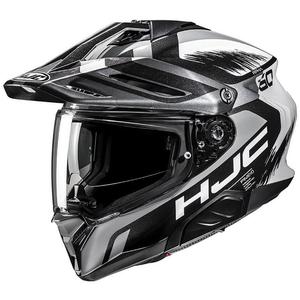 Enduro motorhelm HJC RPHA 60 Quid MC5 grijs-zwart-wit