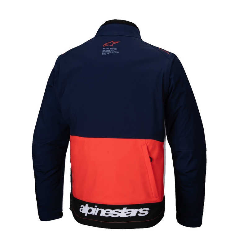 Alpinestars Lite Dura Softshell Jas blauw-oranje-wit