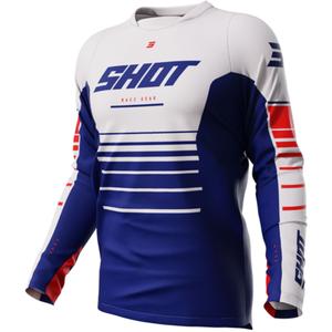 Motorcross trui Shot Devo Peak blauw uitverkoop