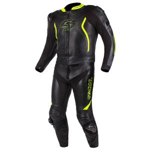 Heren jumpsuit Tschul 535 zwart-fluogeel uitverkoop