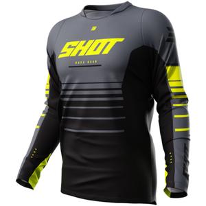 Motorcross trui Shot Devo Peak fluo geel uitverkoop